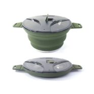 قابلمه سیلیکونی تاشو 2.5 لیتری COLLAPSIBLE CAMPING POT