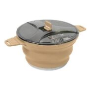 قابلمه سیلیکونی تاشو 2.5 لیتری COLLAPSIBLE CAMPING POT